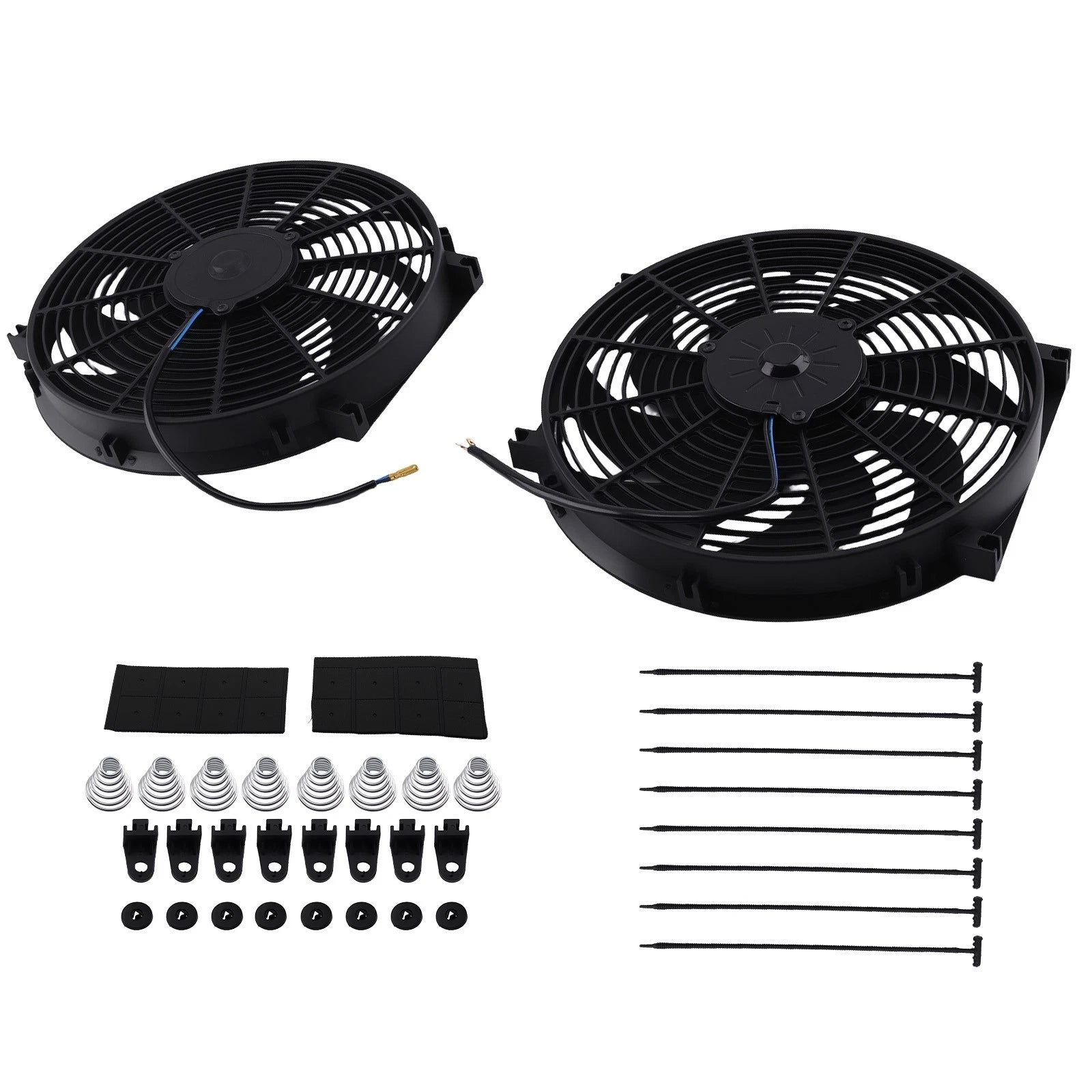 14" Dual Electric Cooling Fan 900CFM for Universal Application (240W)