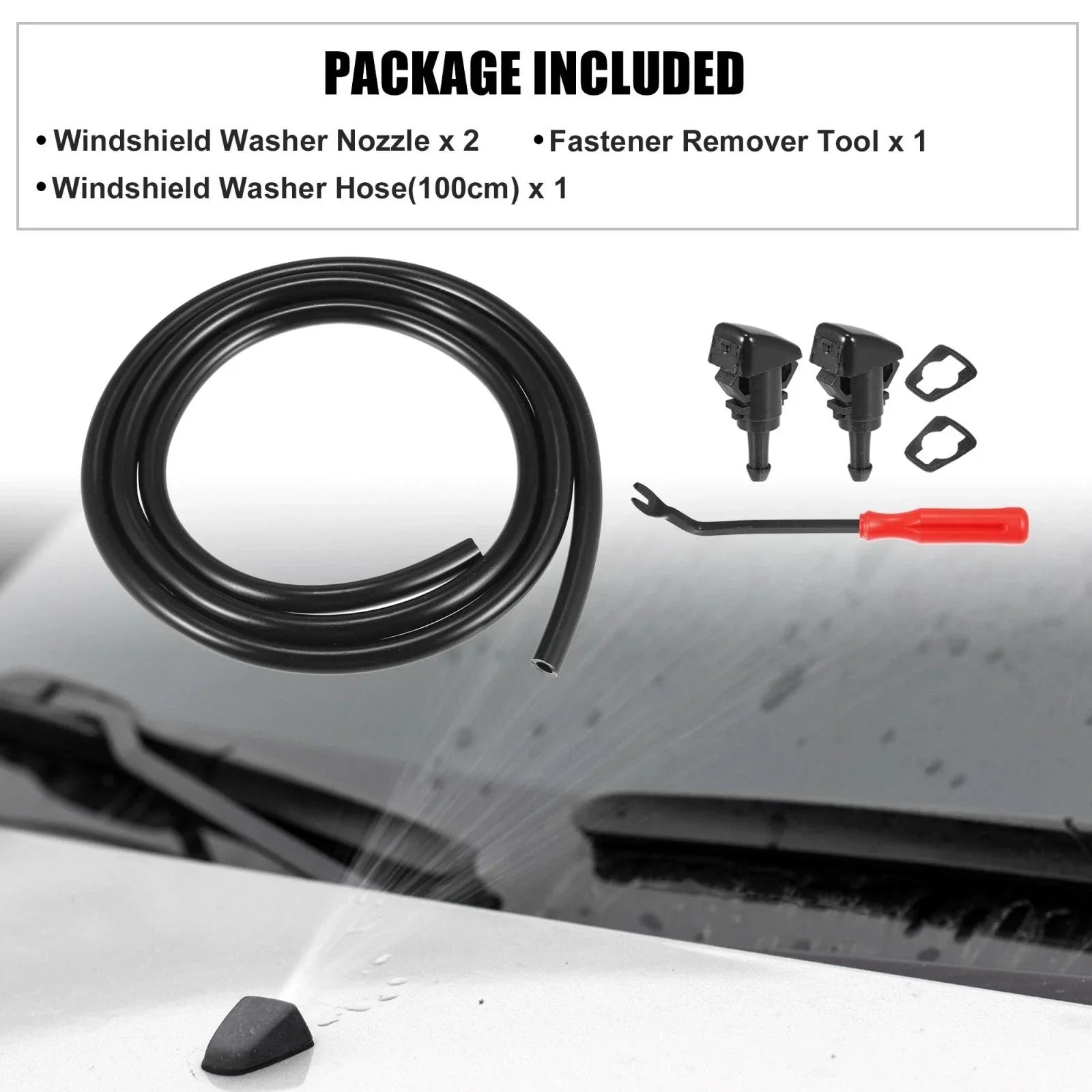 6 x Front Windshield Washer Nozzles for Chrysler 300C (2004-2010)
