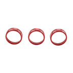 Red Center Console AC Knob Ring Trim for Subaru BRZ, Toyota GR86 (2021-2024)