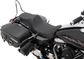 Predator III 2-Up Seat for Harley-Davidson (2000–2023) - Double Diamond, Silver Thread
