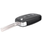 Flip Remote Key Fob Case Shell for 2013-2014 Hyundai Santa Fe (3 Buttons)