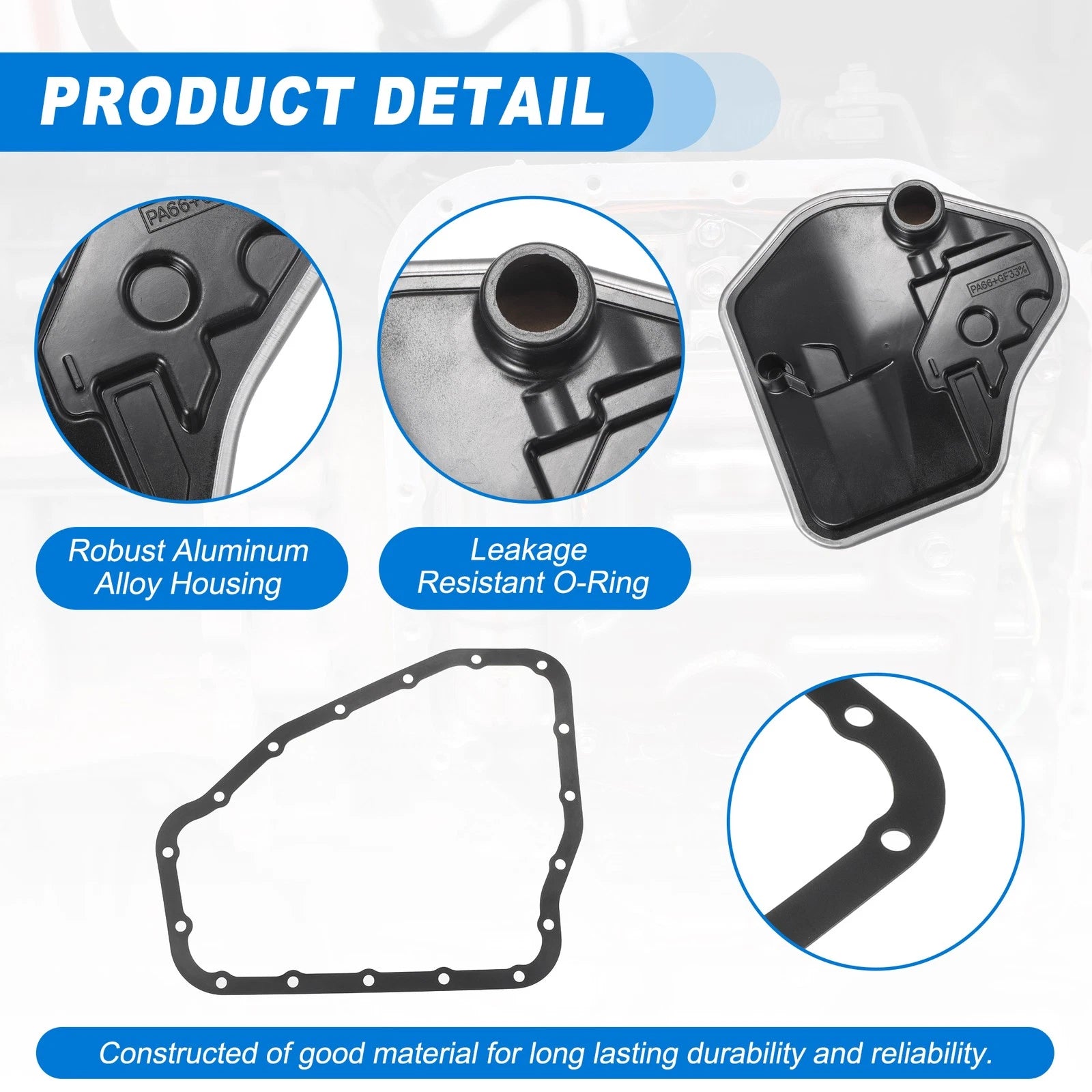 Transmission Filter Oil Pan Gasket Kit for Chevrolet (No. 3530352020)