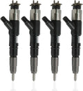 Set of 4 Fuel Injectors 5344766 295050-2200 for Cummins ISF3.8 QSF3.8 ISB4.5