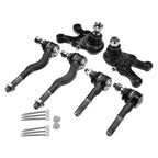 Set of 6 Front Ball Joints & Tie Rods for Mitsubishi Montero Sport (1997–2004)