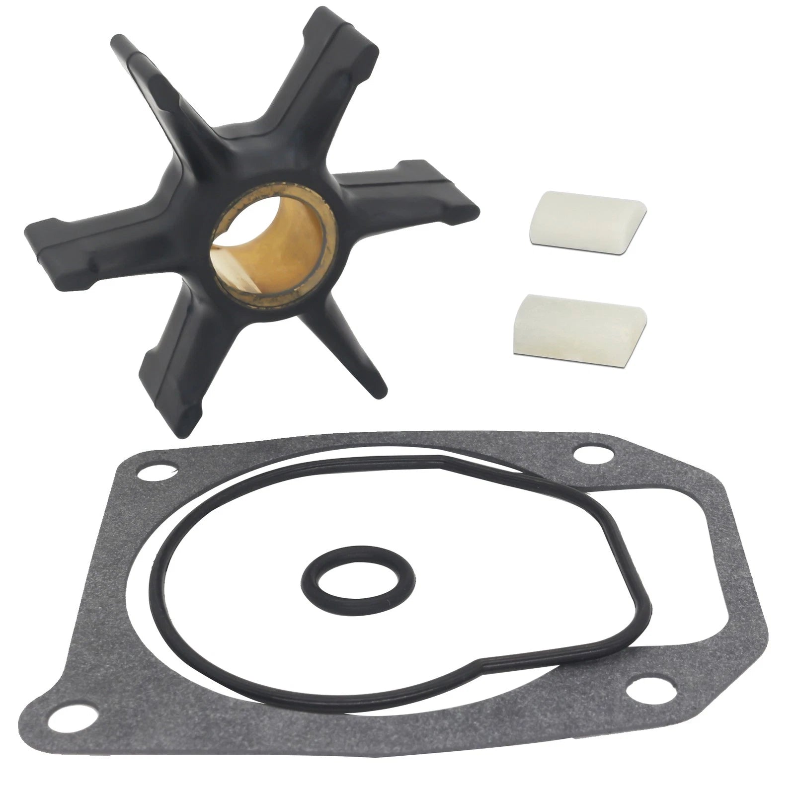 Outboard Water Pump Impeller with 336530 Gasket for Johnson Evinrude (2-S)