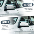 Left Mirror Cover Cap White for Mercedes Benz A Class B Class C Class E Class