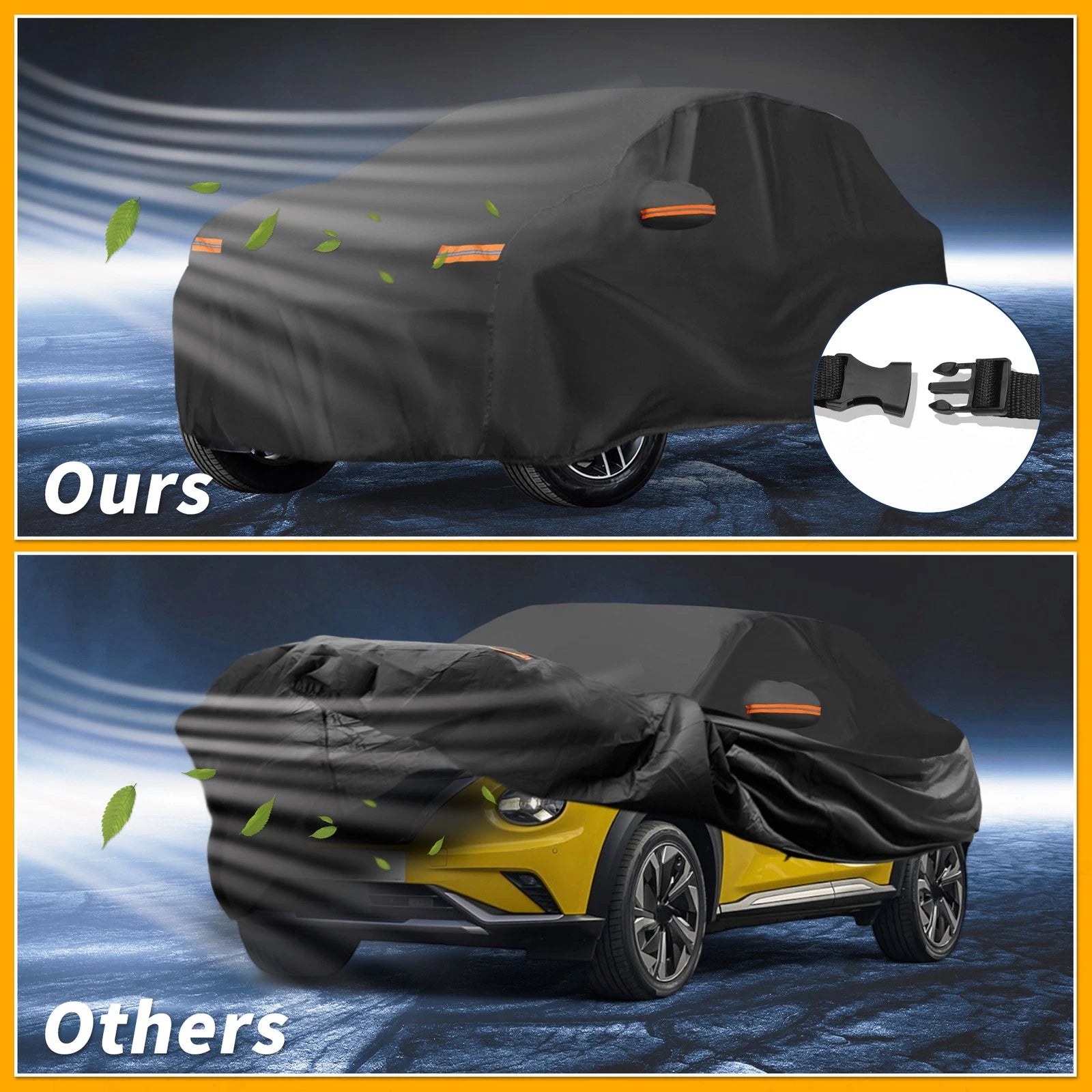 Waterproof Car Cover for Nissan Juke (2010–2019) 190T-PU with Zipper