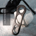 Aluminum Alloy Bike Pedal Wrench Tool for 10T Pedal and Hex Shaft