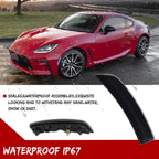 2X Smoked White LED Fender Side Marker Lights for Toyota GR86 Subaru BRZ (2022–2023)