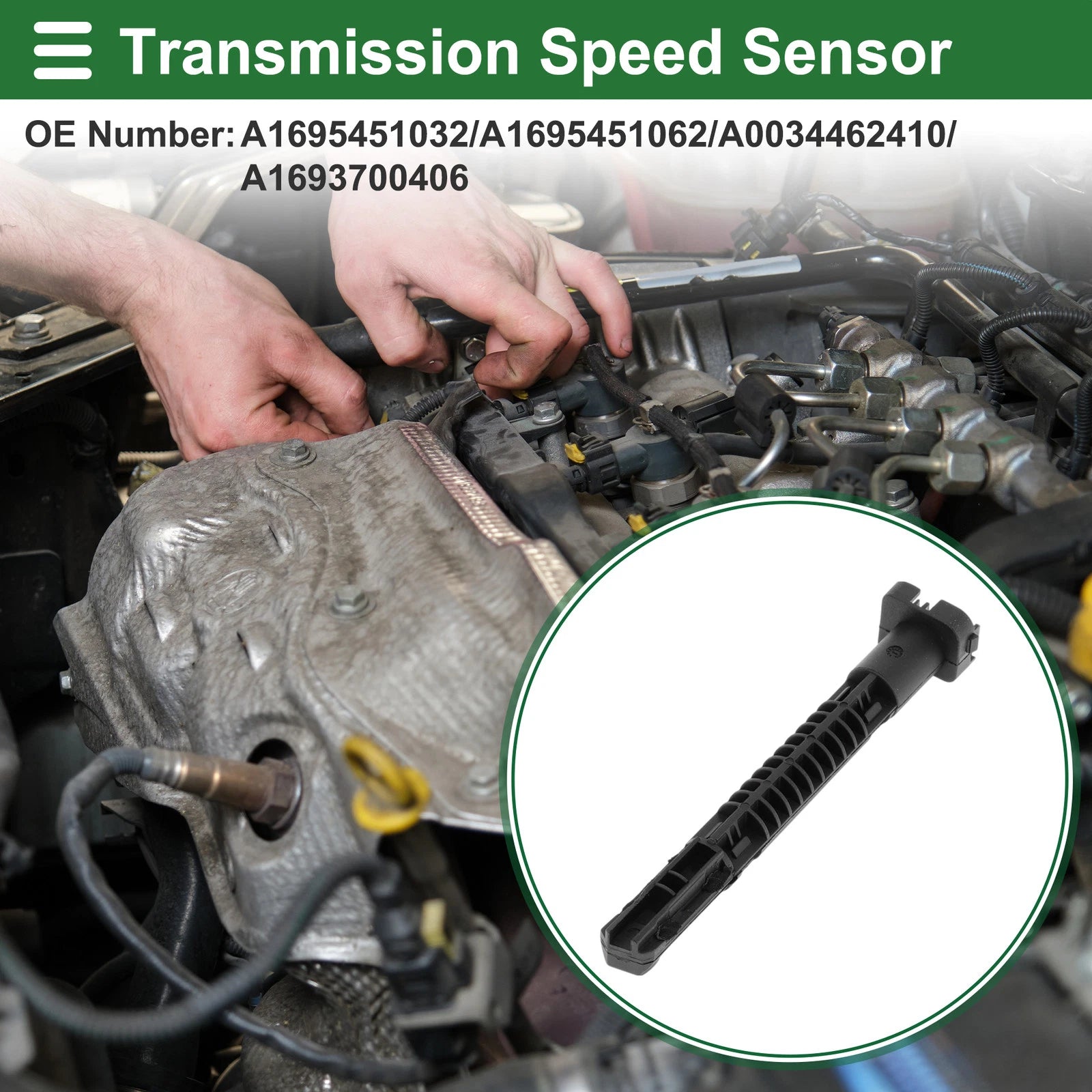 1 Pc Transmission Speed Sensor No.A1695451032 for Mercedes-Benz W245 (2005–2012)