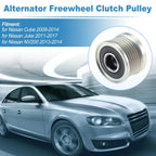 Set of 1 Alternator Freewheel Clutch Pulley 231001FC1A for Nissan Cube (2009–2014)