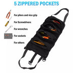 Tool Storage Solution with Reinforced Seams and Anti Rust Zippers