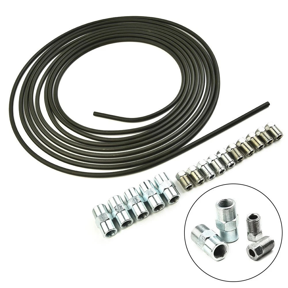 Brake Line Fittings Set of 10 for (4.75mm Plastic-coated)