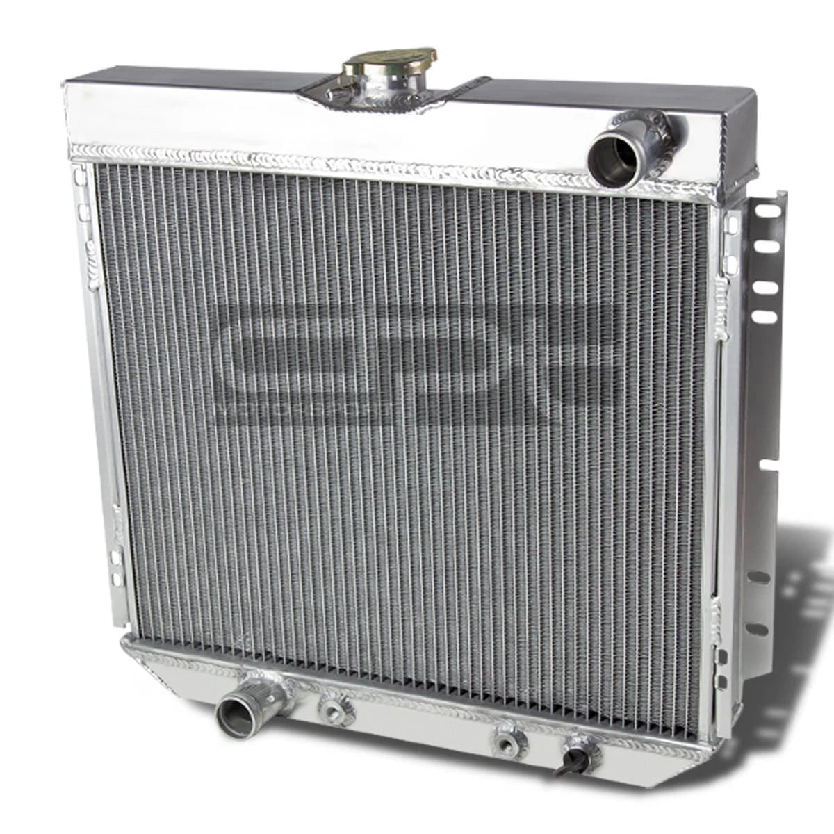 3-Row Aluminum Racing Radiator for Mercury Comet/Cougar L4 L6 V8 (1971–1977)