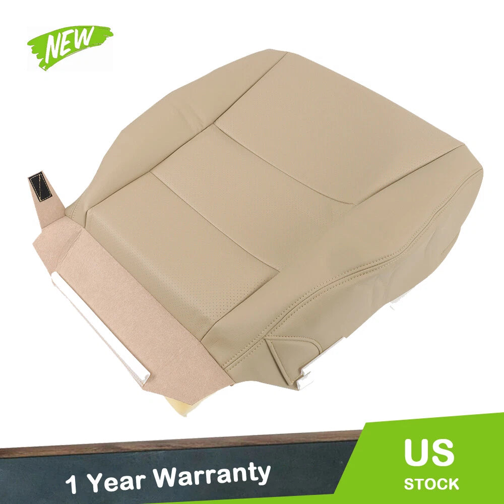Leather Seat Cover Tan for Acura RDX (2007–2012) Driver Bottom Perforated