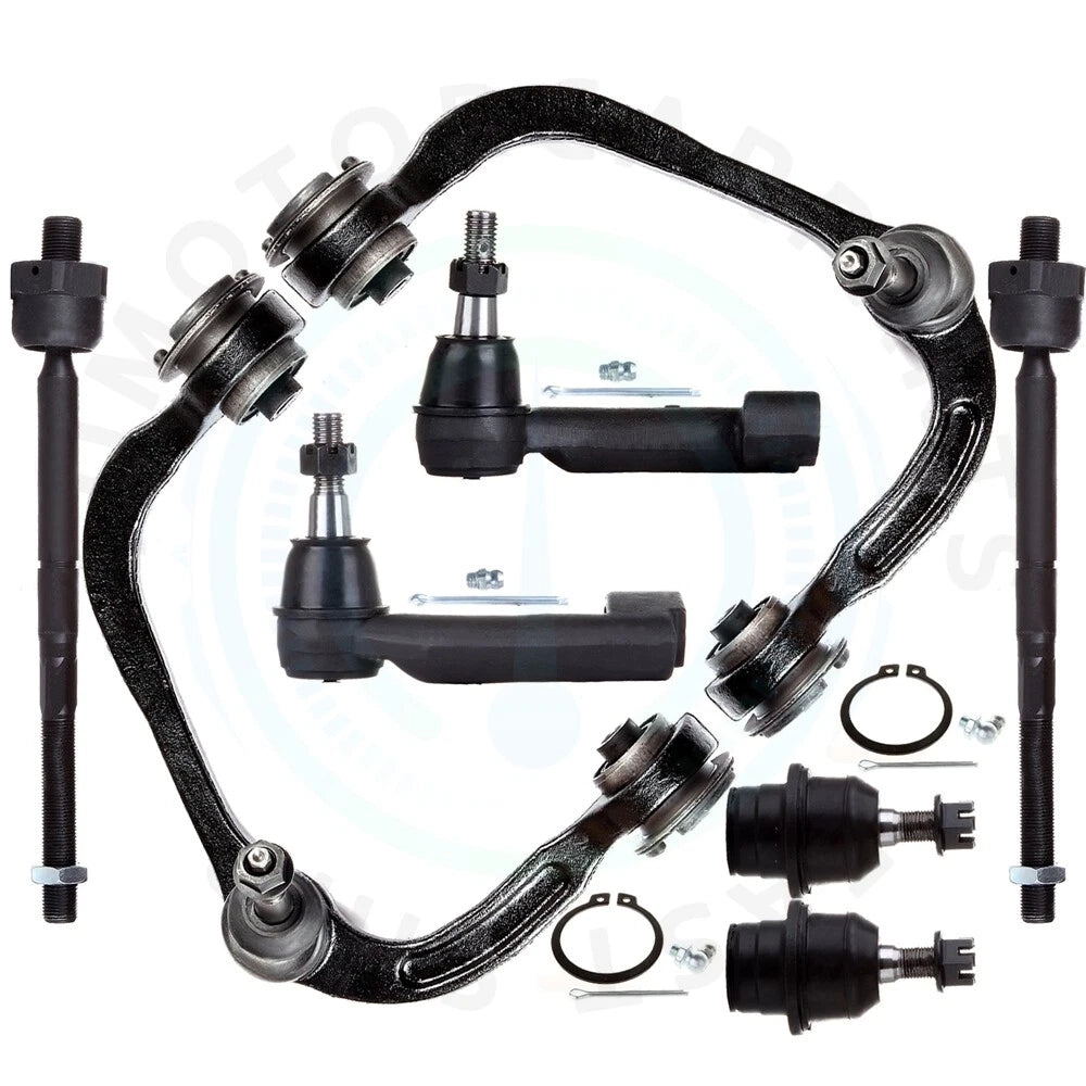 Set of 8 Front Upper Control Arms with Ball Joints for Ford F-150 (2009–2014)