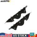 2X Bumper Bracket Black for Nissan Sentra (2007–2012) Front Left & Right