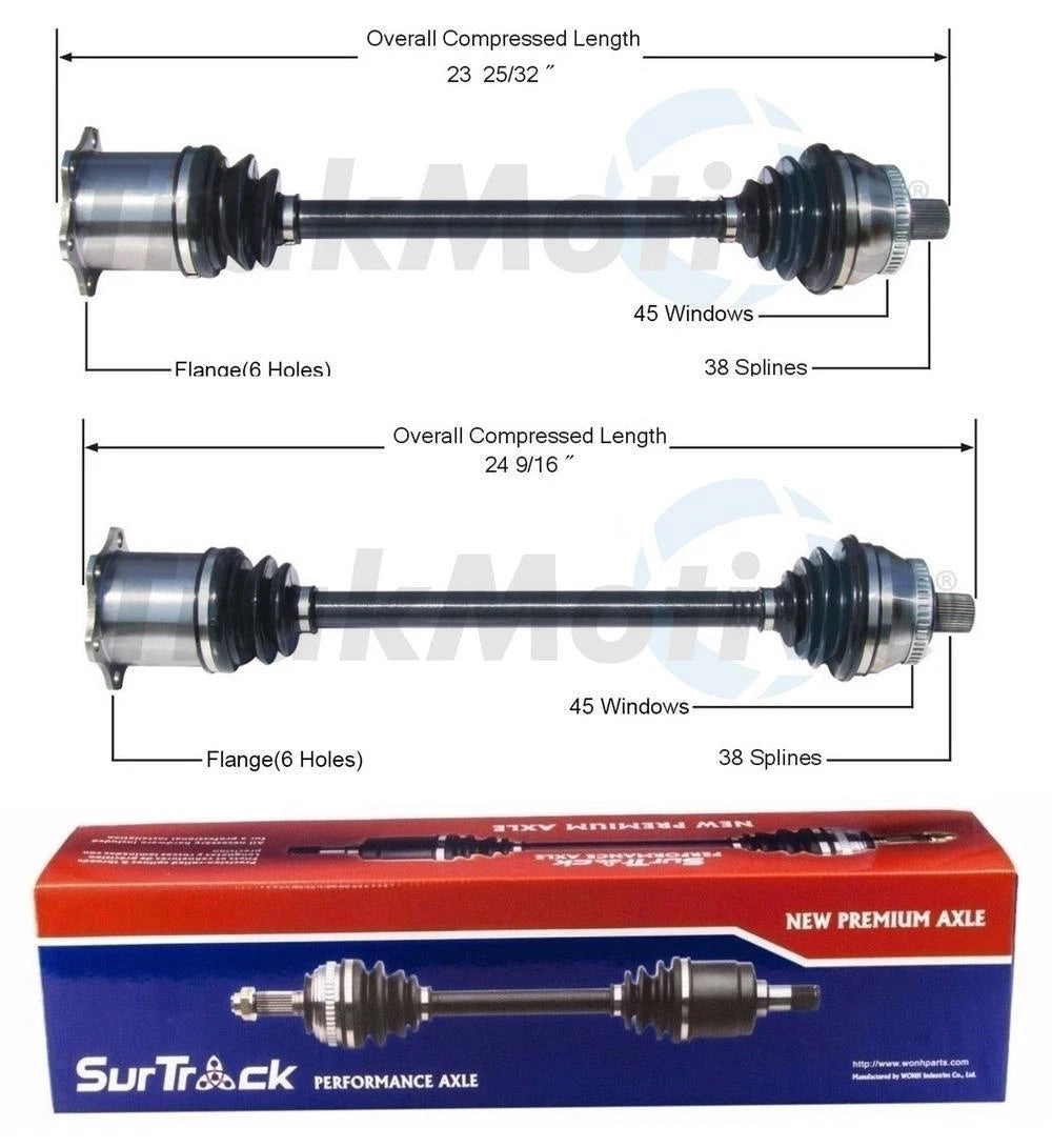 CV Axle Shaft Kit for - Front Driver & Passenger Side