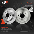 Front & Rear Disc Brake Rotors for Honda Civic (1999-2000)
