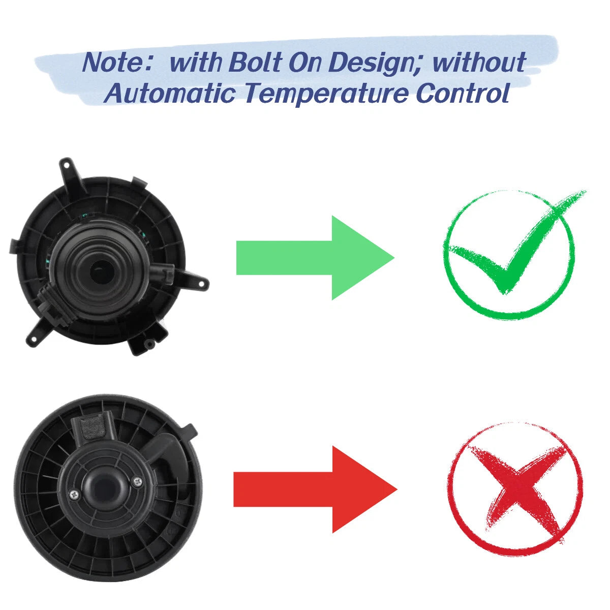 A/C Heater Blower Motor for GMC Sierra 2500 HD (2010-2014)