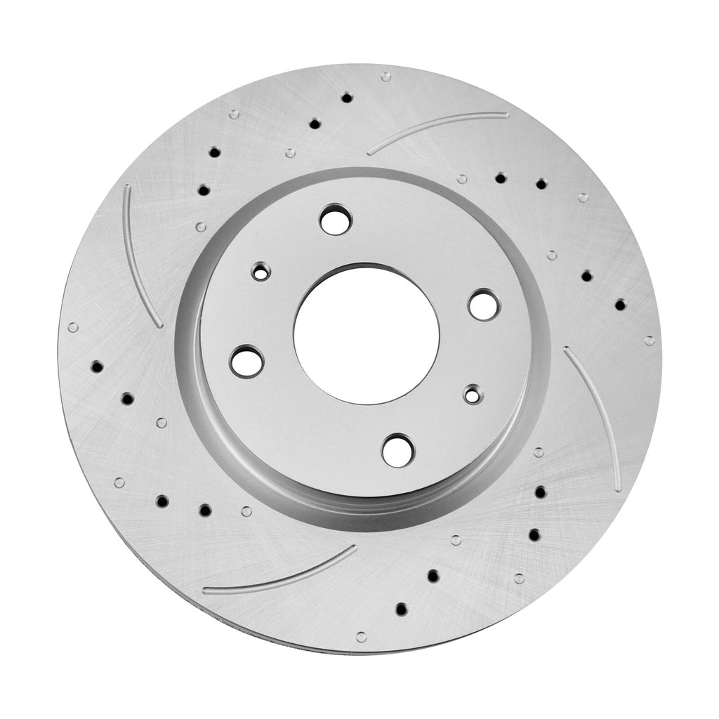 Front Drilled Brake Rotor & Ceramic Brake Pad for Ford Focus (2008–2011)