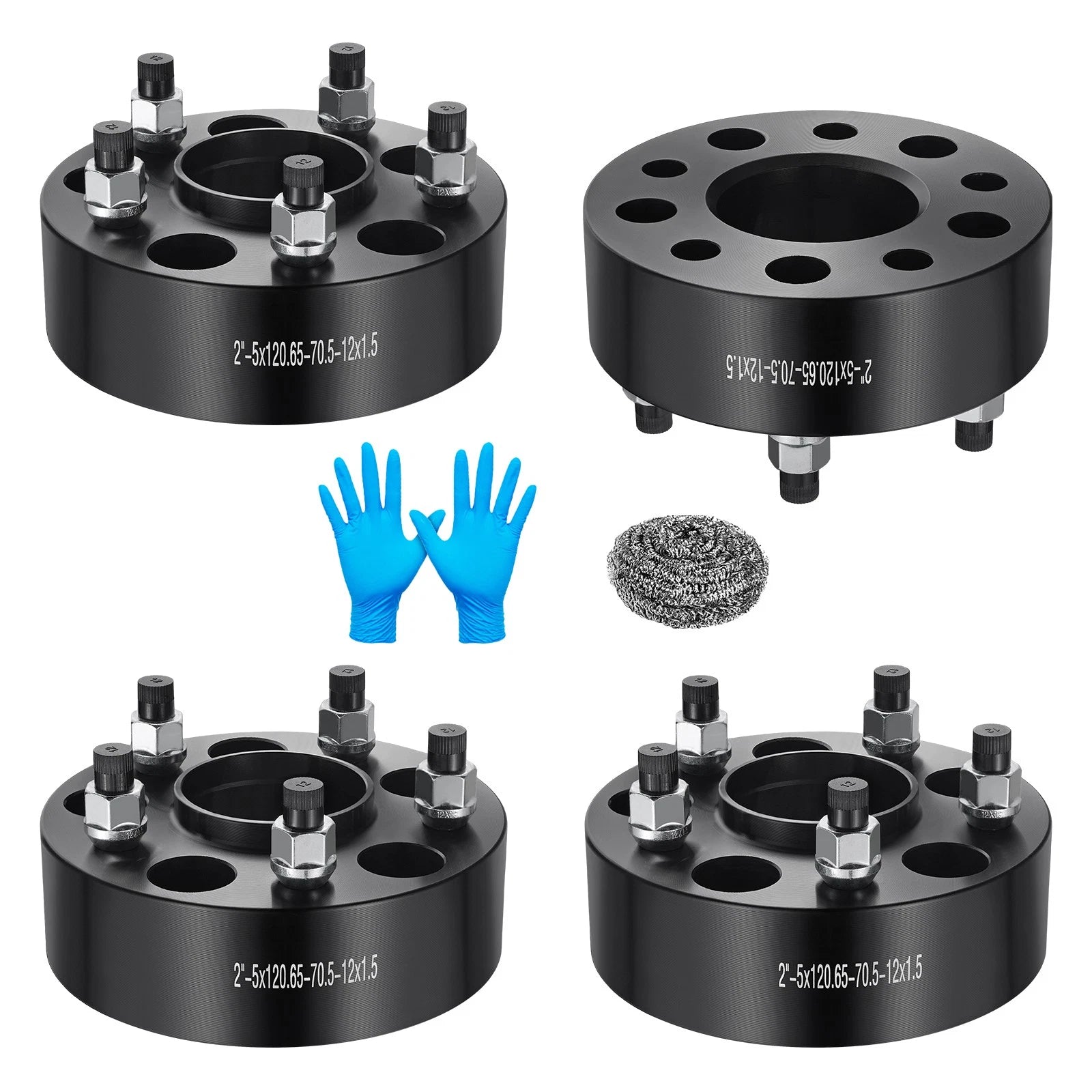 4Pcs 2" 5x4.75 Hubcentric Wheel Spacers for Chevy Corvette S10 Blazer Camaro (1993–2002)