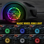 17.5" RGB Wheel Ring Lights for Truck Car (Bluetooth APP)