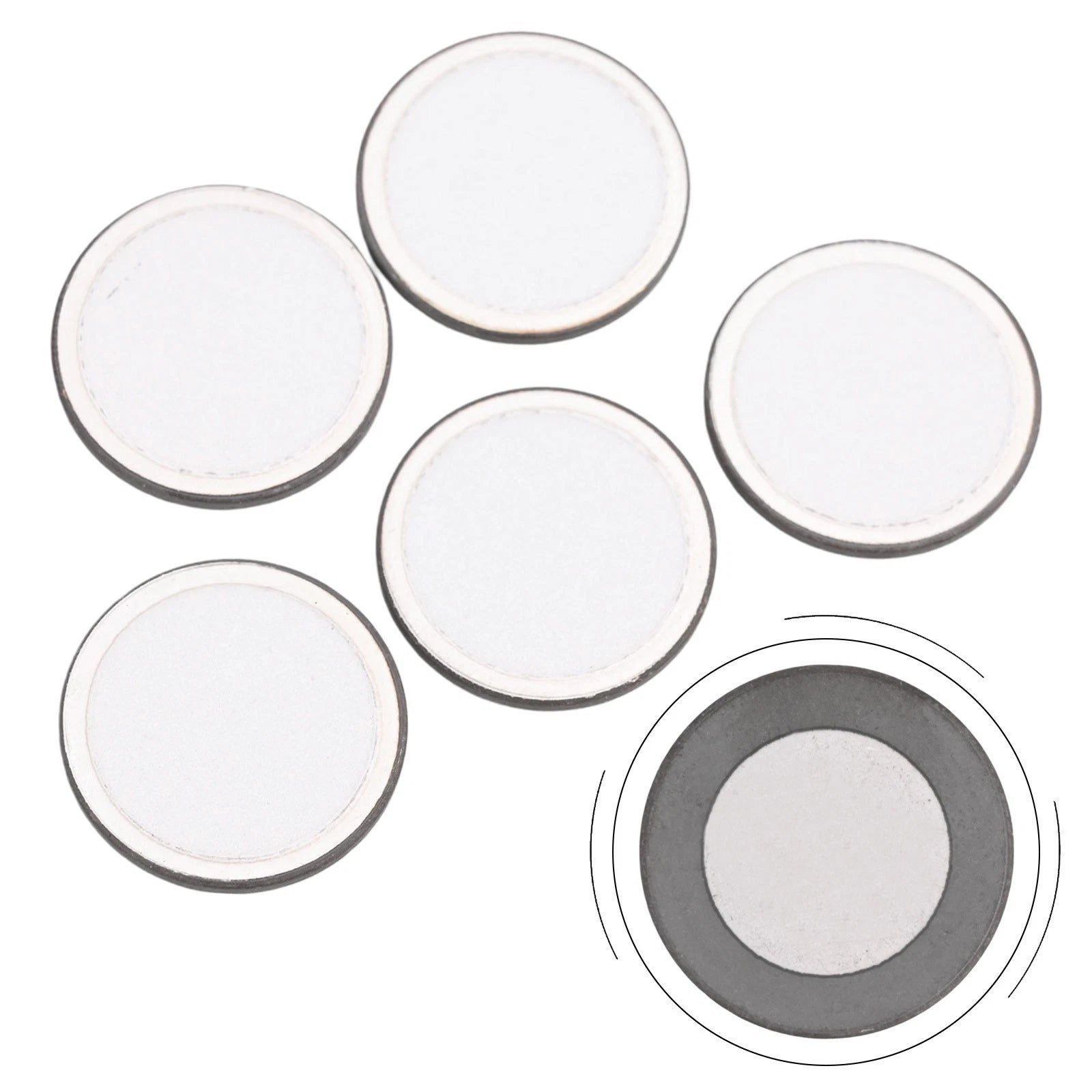 Set of 5 16mm Atomizing Ceramic Discs for Dust Collector and Cleaner