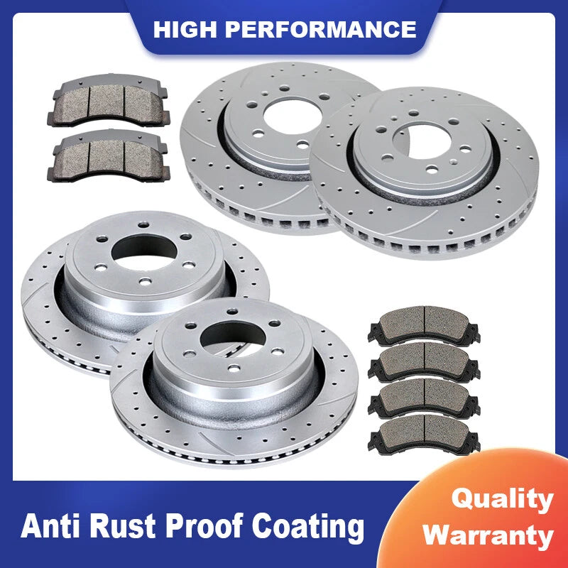 Brake Rotors & Ceramic Pads for Ford F-150 (2004–2023)