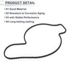 Water Pump Gasket for Porsche Cayenne 2019-2024 Rubber 1 x Engine Component