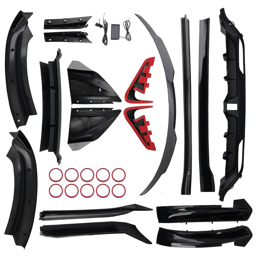 Full Body Kit for Tesla Model 3 (2024–2025) - Bumper, Spoiler, Side Skirts