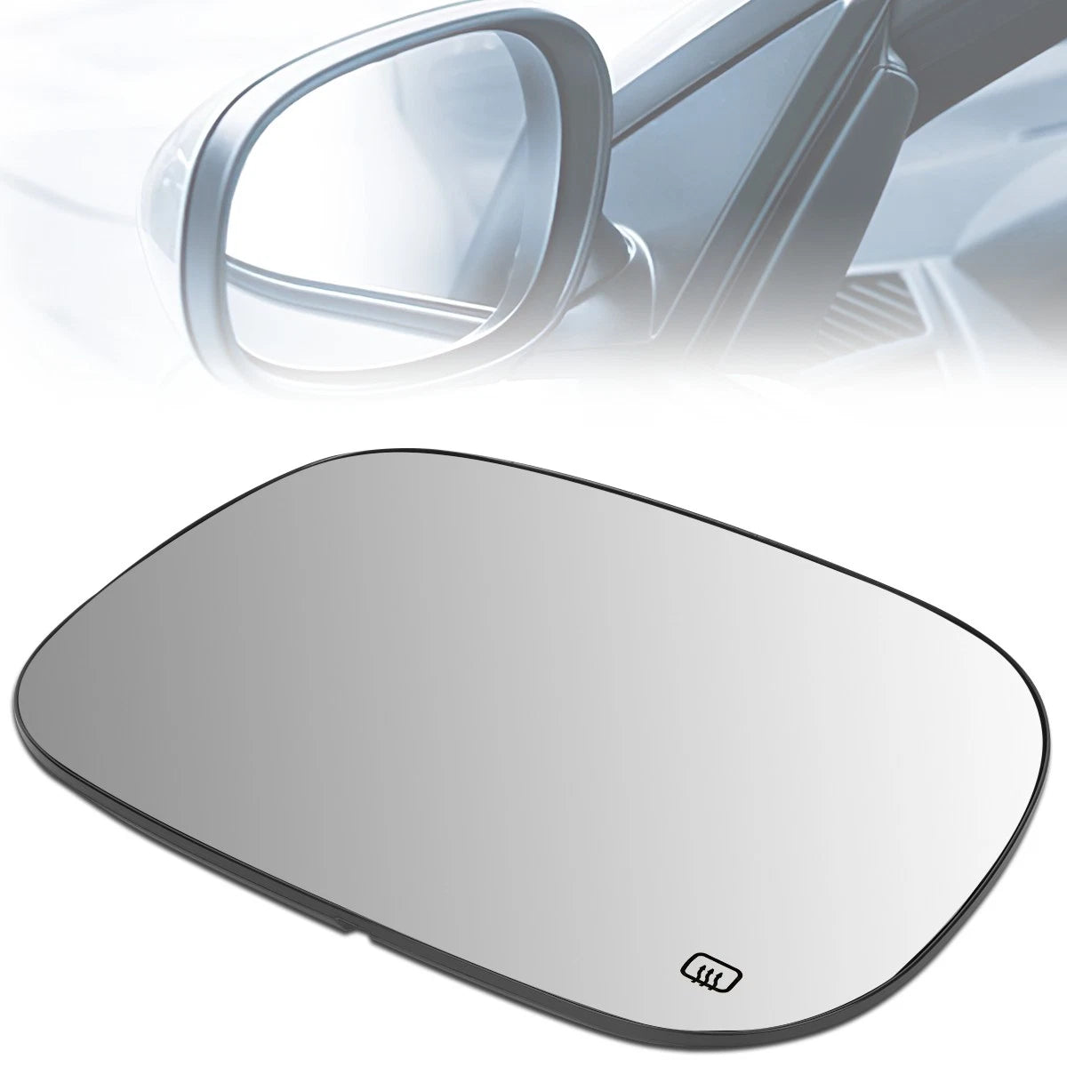 Left Side Mirror Glass Lens w/Heat for Dodge Ram 1500 2500 3500 (2002–2006)