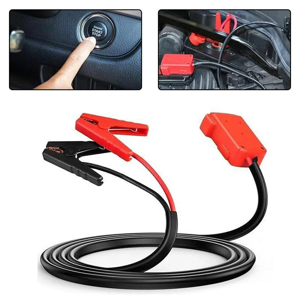 1m Jumper Cable Set for Automotive Jump Starts and Battery Boosting