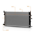 Aluminum OE Style Radiator for Saturn L L300 LS LW (2000–2005) DPI-2607