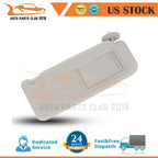 Passenger Right Side Sun Visor for Toyota Venza (2009–2016) Light Gray