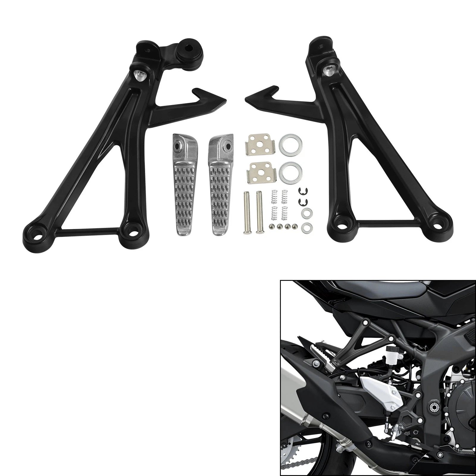 Footrest Bracket Set for Kawasaki Ninja ZX-25R (2020–2024)