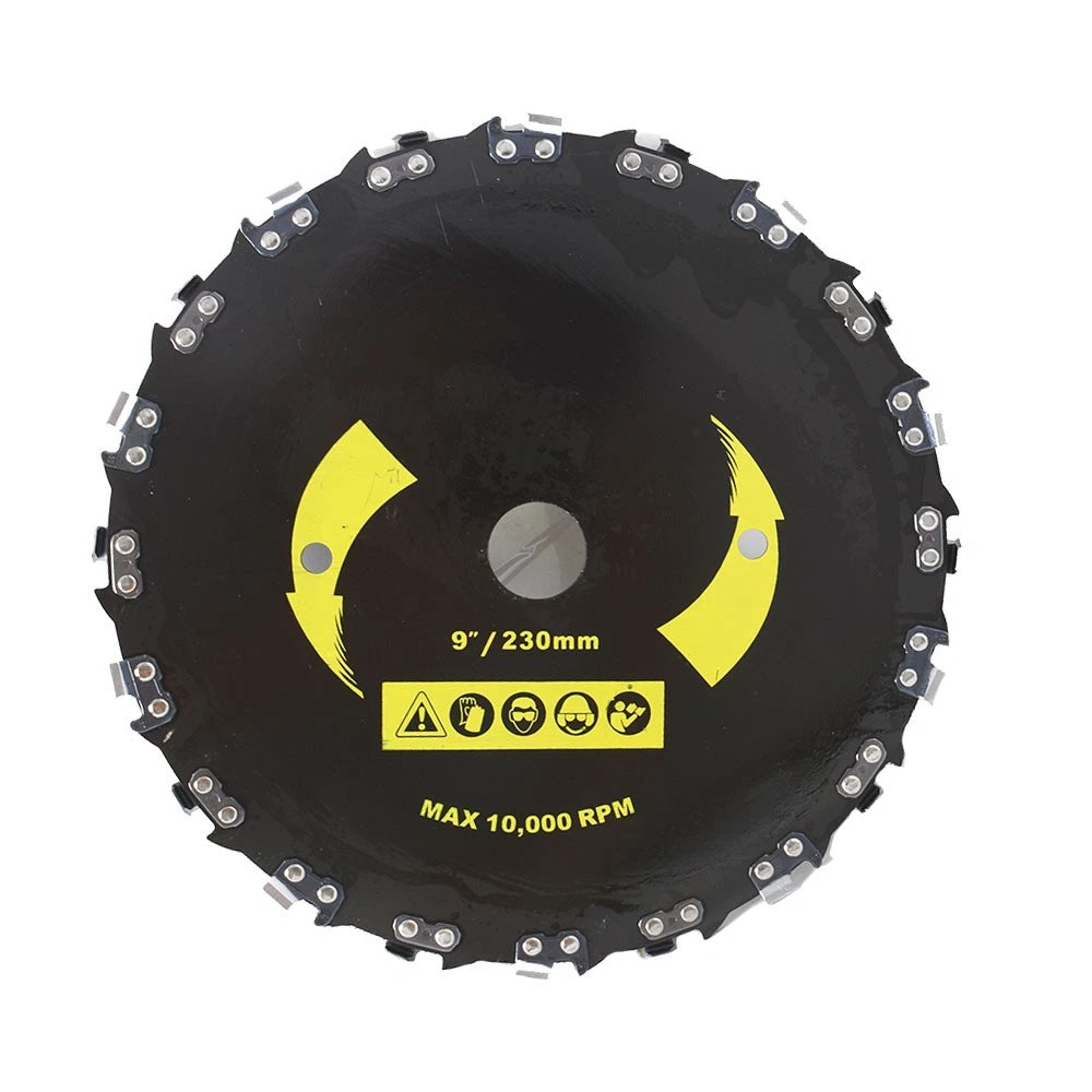 9" 20 Tooth Brush Cutter Blade for Gas Trimmer Chain Saw