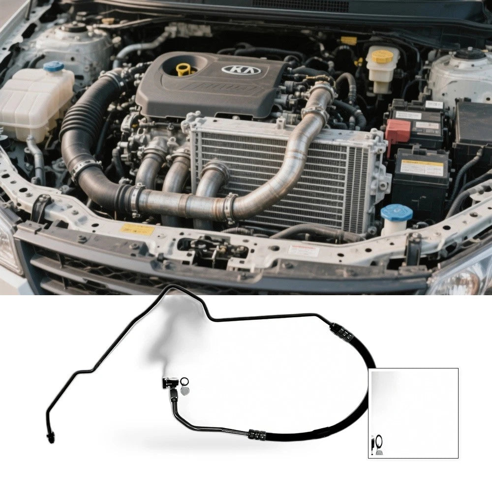 Power Steering Pressure Hose for Hyundai Accent, Kia Rio (2006–2011) 57510-0P000