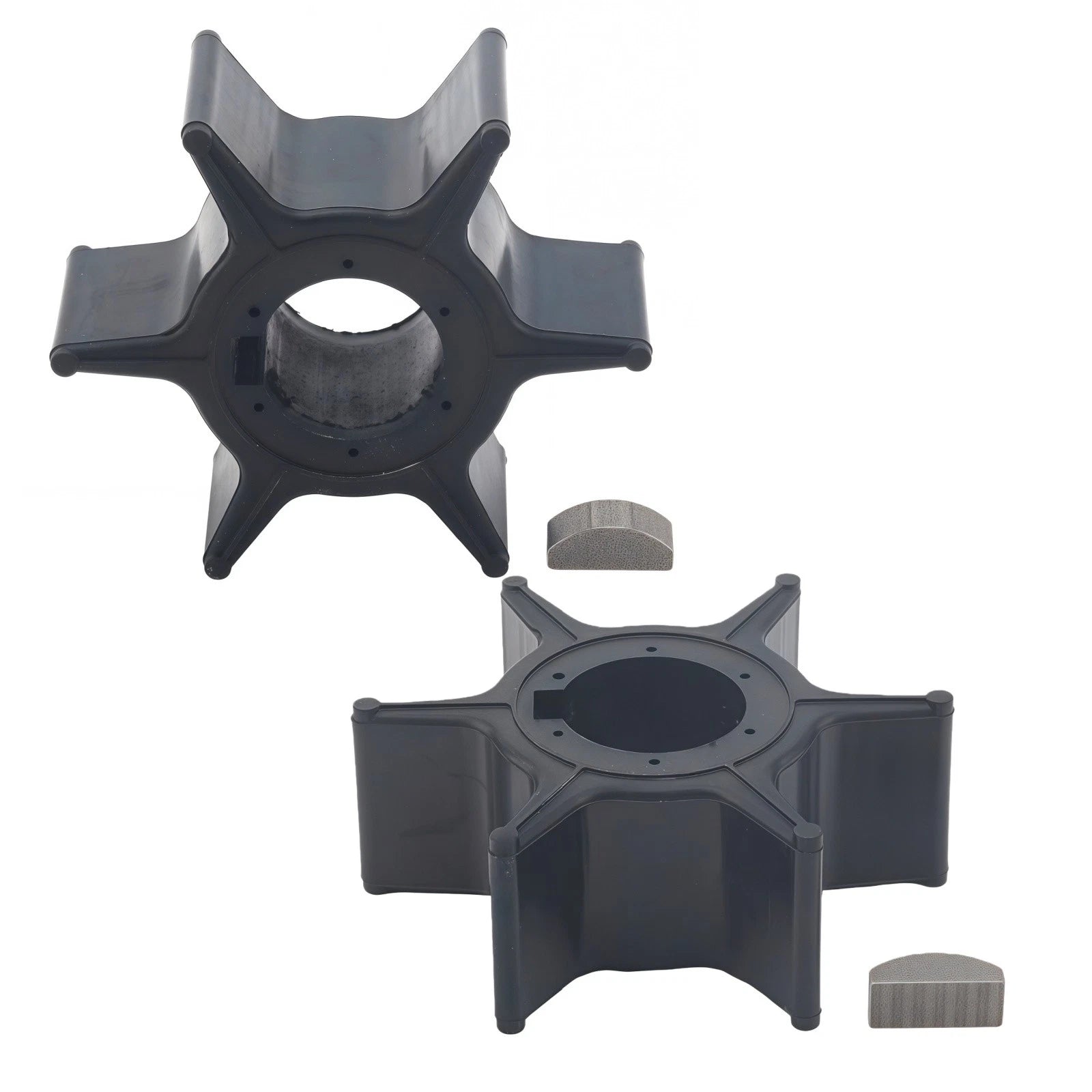 Water Pump Impeller & Key for Honda Outboard 20-30 HP (19210-ZV7-003)