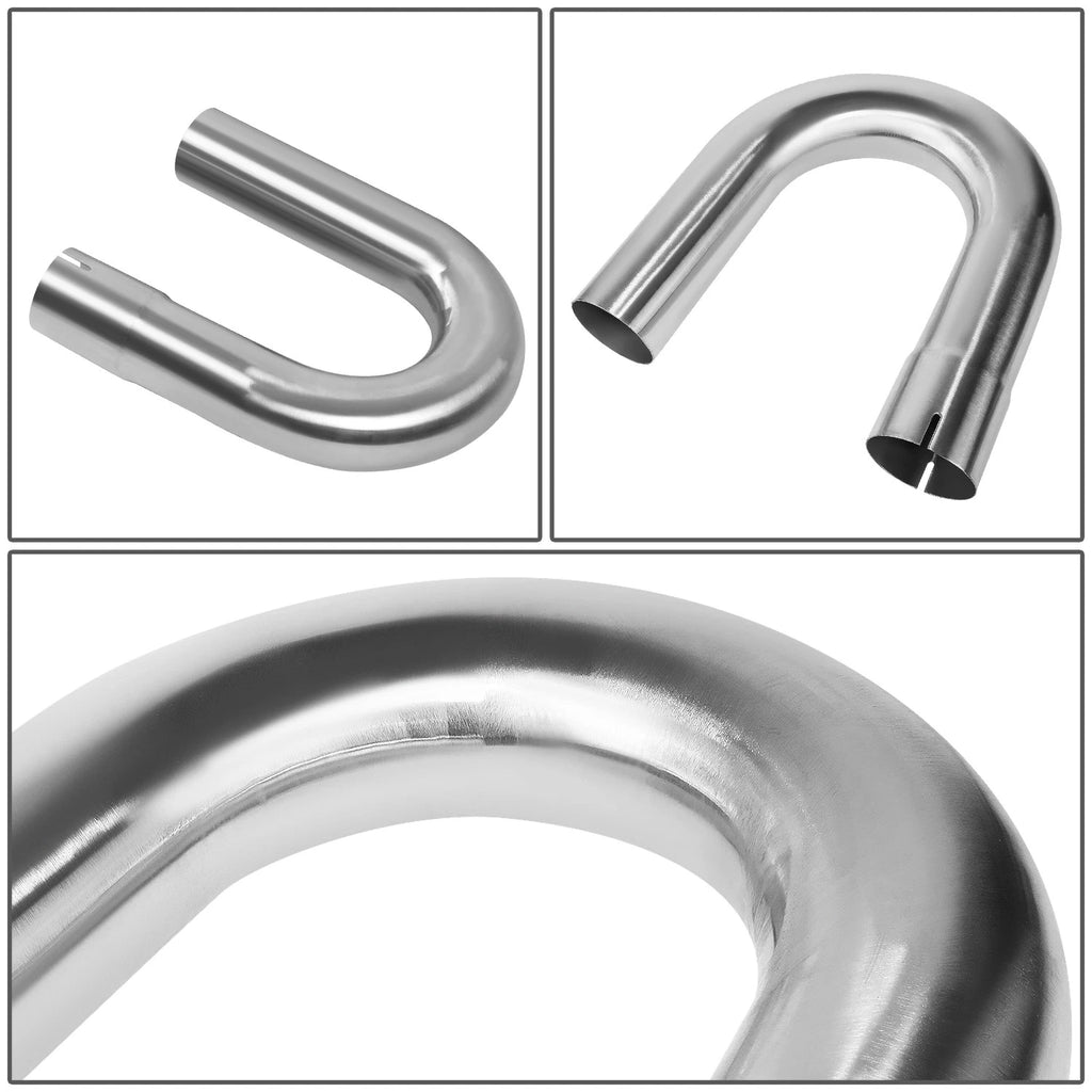 8pcs 3" OD Stainless Steel Exhaust Tubing Pipe U-Bend Kit for Custom Applications