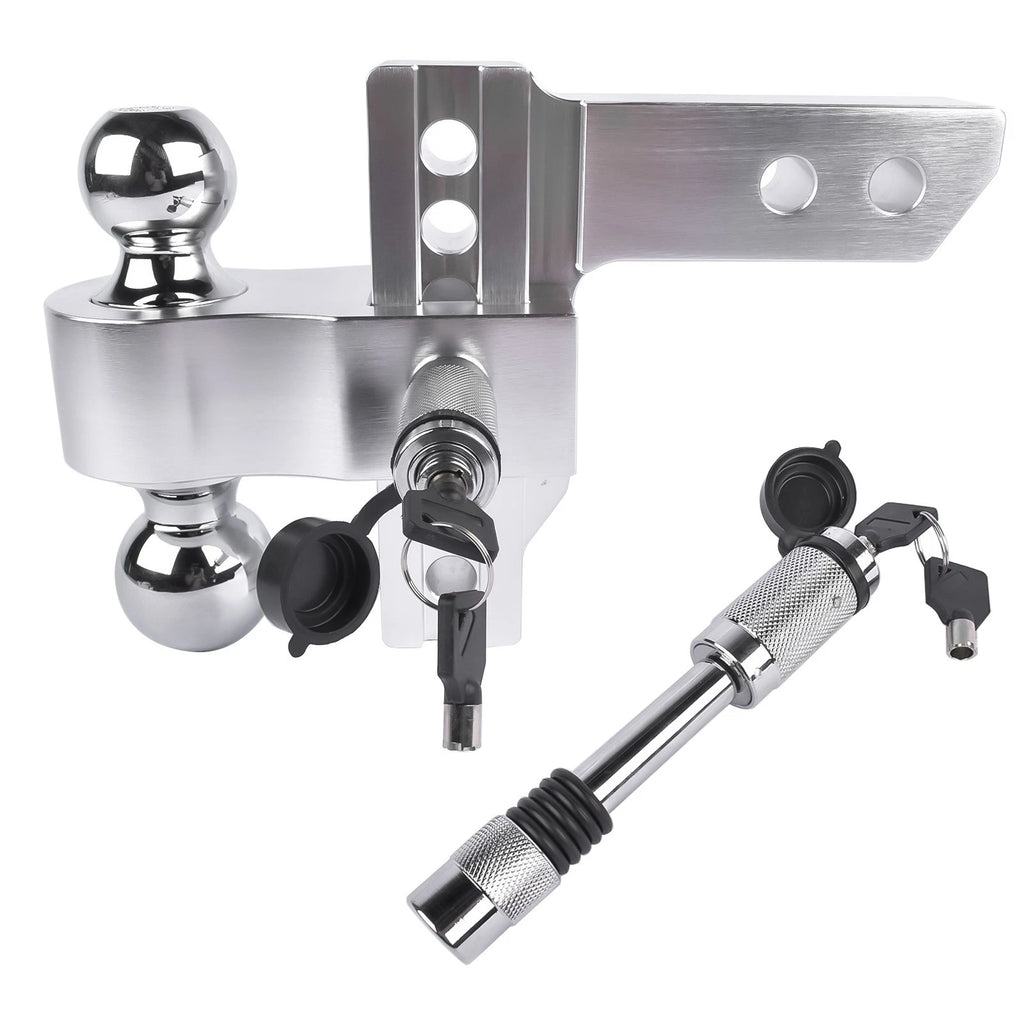 Tow Hitch for 2" and 2-5/16" Balls (Chrome)