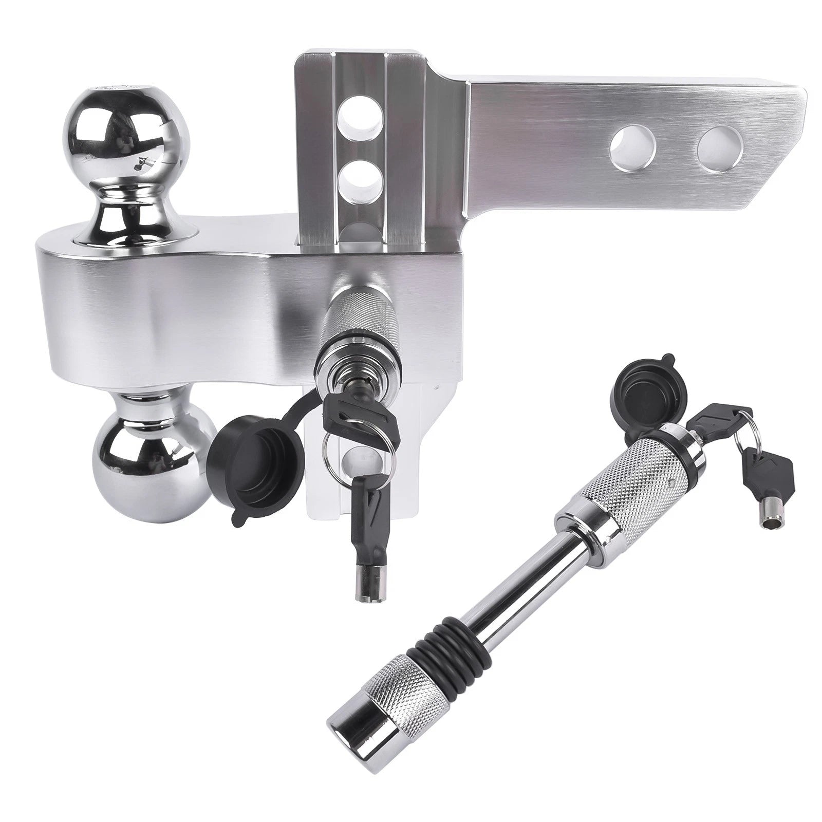 Tow Hitch for 2" and 2-5/16" Balls (Chrome)