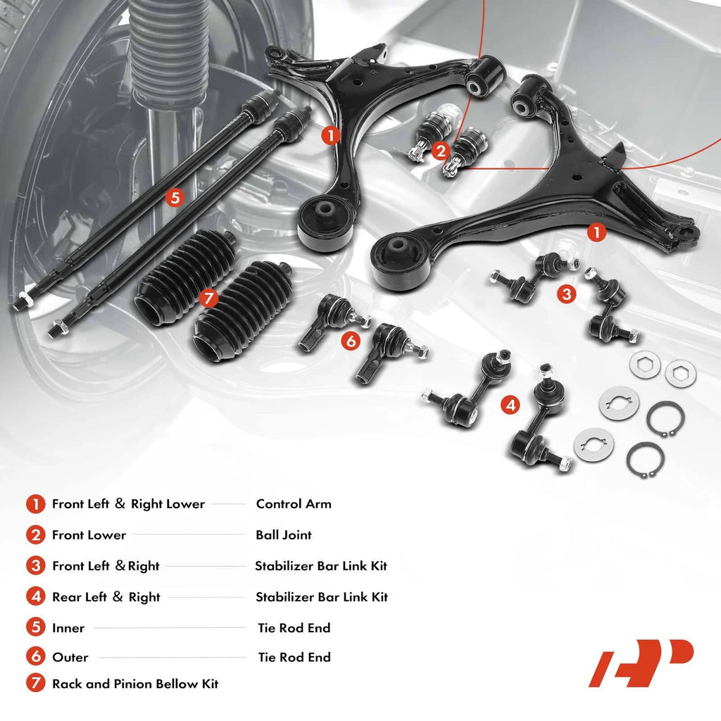 Set of 14 Front Lower Control Arm Ball Joints for Honda Civic