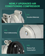 A/C Compressor for Subaru Impreza (2002–2007) CO 11153C