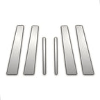 6Pc Chrome Pillar Post Covers for 2010–2015 Chevrolet Volt