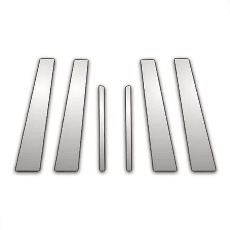 6Pc Chrome Pillar Post Covers for 2010–2015 Chevrolet Volt