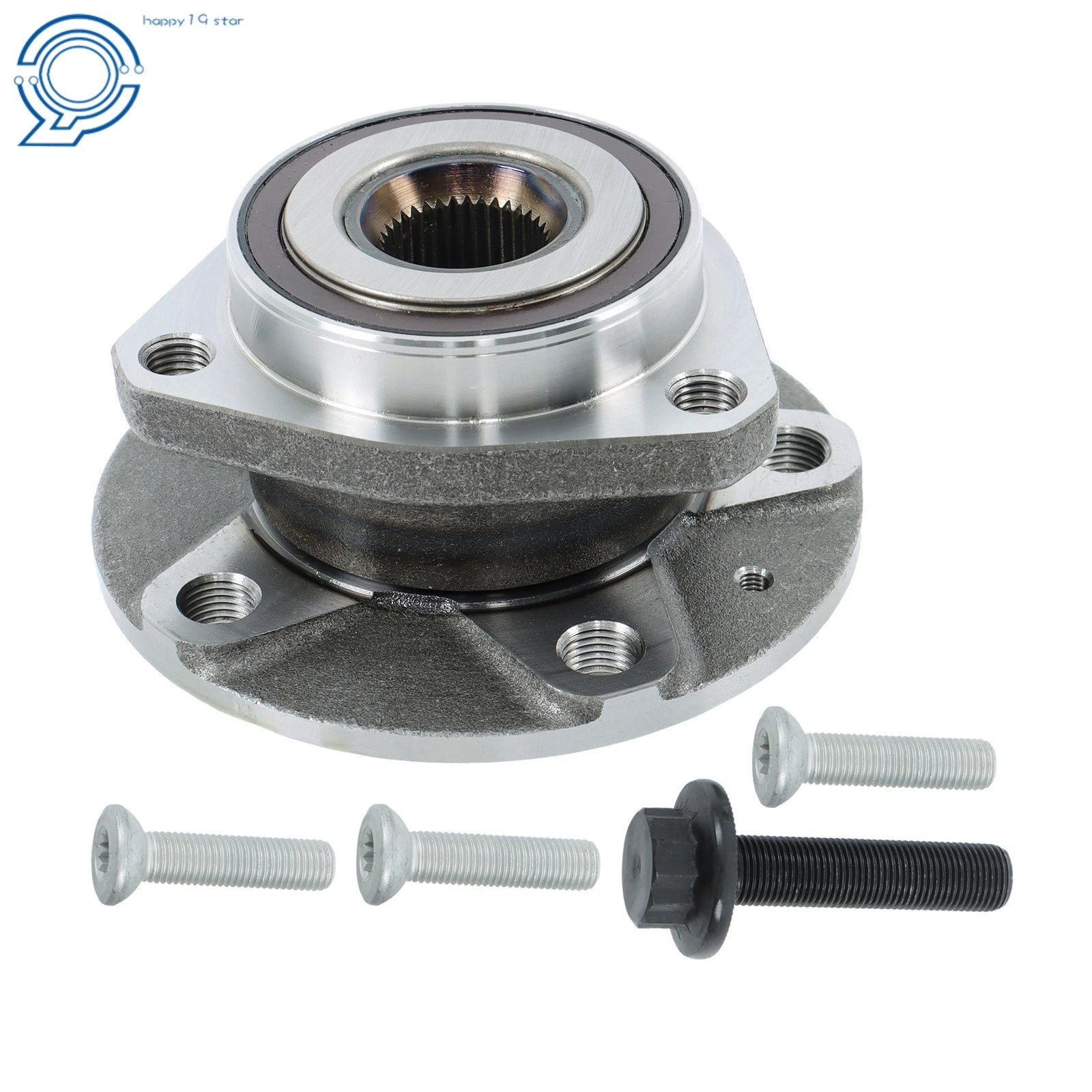 Set of 2 Front Wheel Bearing Hub Assembly for Audi A3 (2015–2020)