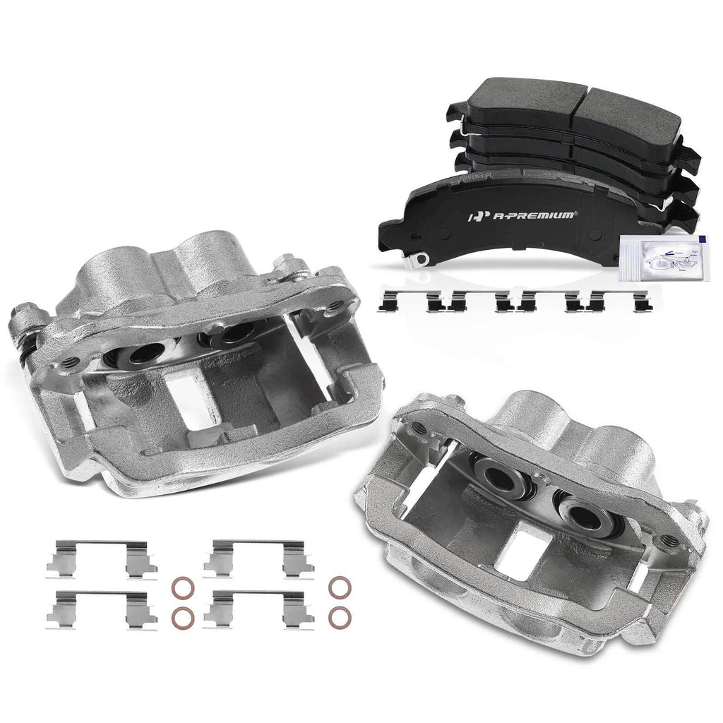 6x Rear Brake Caliper & Pad for Ford Express 2500 GMC Savana 2500 (2003–2021)