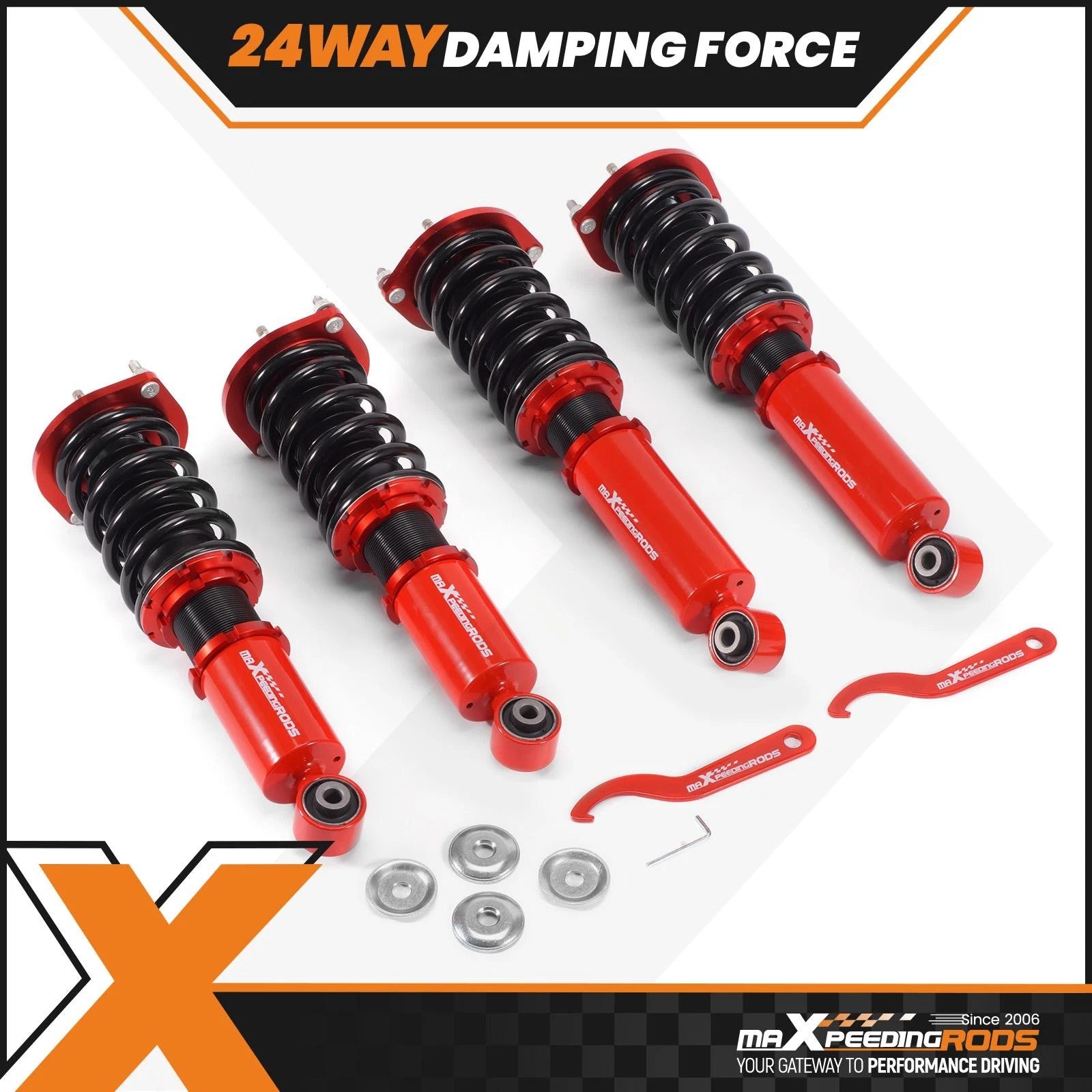 Adjustable Coilovers Damper Suspension for Mazda Miata MX5 (1990–2005)