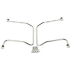 Saddlebag Support Guard Bracket for Harley Dyna Fat Bob Wide Glide (2006–2017)